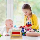 The Bell Toddlers Plaything Educational Baby Toyss Baby Wooden Babies Puzzle Textile Drum