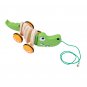 Early Education Gift Crocodile Dog Wooden Cute Fun Dragging Indoor Outdoor Home