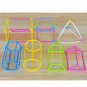 Assorted Color Rods and Geometric Blocks Toy Set for Pre Math Learning, Teaching Aids