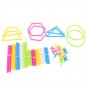 Assorted Color Rods and Geometric Blocks Toy Set for Pre Math Learning, Teaching Aids