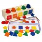 Montessori Wooden Toys for Kids Sensory Sorting Exercise Box Color & Shape