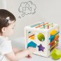 Colorful Rainbow Puzzle Toy for Babies Enhance Fine Motor Skills Shape Color