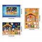 12PCS Set StickerNativity Stickers Set Jesus Birth Diy Scene Stickers Home