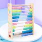 Wooden Abacus Educational Toy Multicolor Sensory Multifunctional Counting Toy