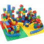 50pcs Montessori Baby Building Block Paradise House Spell Puzzle Building Block