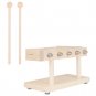 Ring Kids Toys Percussion Instrument Rhythm Block Musical Plaything Maple Baby Wooden