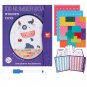 Wooden Math Toys with Basic Puzzle Hundred Board Number Toy 1-100 Digital for Kids