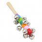 Music Bell Kid Handbell Kids Toy Educational Shaking Baby Instrument Wooden