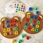 Recognize Color Board Games Enhance Thinking Ability Education Toy