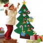 Felt Christmas Tree Kids DIY Merry Decor For Home Christmas Ornaments Xmas Gifts
