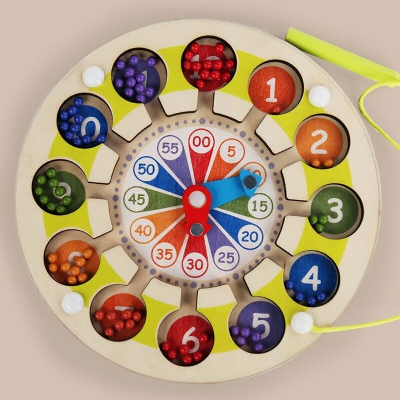Hand-Eye Coordination Toy Maze Game Calculates Magnetic Moving Bead Toy