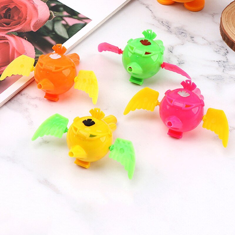 3PCS Random New Creative Children Cartoon Flying Bird Whistle Small Toys