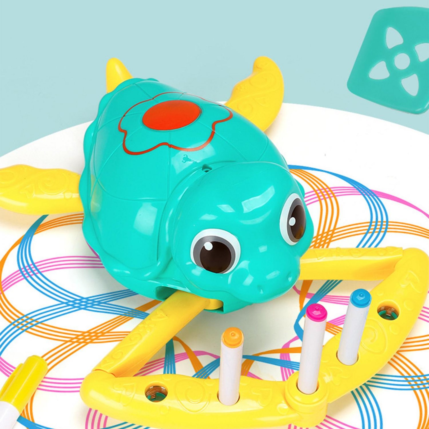 Creative Turtle Painting Toys Children Painting Board Electronic Toy for Toddlers