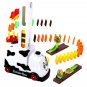 Creative Train Brick Toy Set Electric Train Building Blocks Car