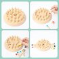 Memory Chess Toy Montessori Board Game Wooden Chess Early Learning Color Match