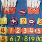 Finger Digital Felt Board Montessori Teaching Aids DIY Addition Subtraction