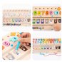 Children Montessori Sorting Toys Magnetic Suction Beads Shift Color