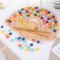 Baby Montessori Educational Wooden Toys Color Sorting Sensory Toys Kids
