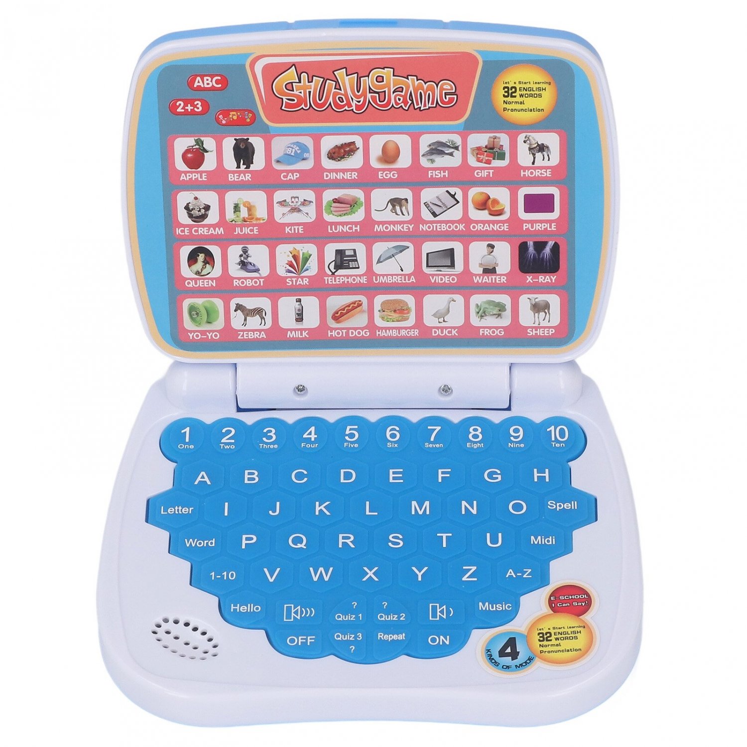 Kids Learning Laptop 5 Modes Kids Learning Computer for Children for Preschool Study