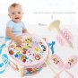 7Pcs Drum Horn Instruments Band Kids Educational Toys Indoor Outdoor
