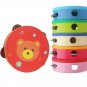 New Children Wooden Handbells Drum Hand Bells Musical Instrument Kids Music