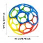 Kids Grasp Ball Children Pliable Grasping Soft Rubber Baby Toy Hand Shake Bright
