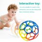 Kids Grasp Ball Children Pliable Grasping Soft Rubber Baby Toy Hand Shake Bright