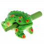 Natural Wooden Luck Frogs Kids Children Musical Office Ornaments-Green