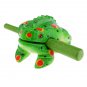 Natural Wooden Luck Frogs Kids Children Musical Office Ornaments-Green