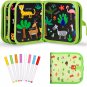 Kids Erasable Doodle Book Set Reusable Drawing Pads Cartoon Dinosaur Preschool