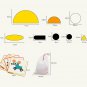 50pcs Animal Wooden Board Set Colorful Baby Educational Wooden Toy