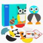 50pcs Animal Wooden Board Set Colorful Baby Educational Wooden Toy