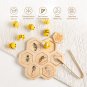 Honeybee Growth Cycle Cognitive Card Wooden Beehive Bees Grab Toys