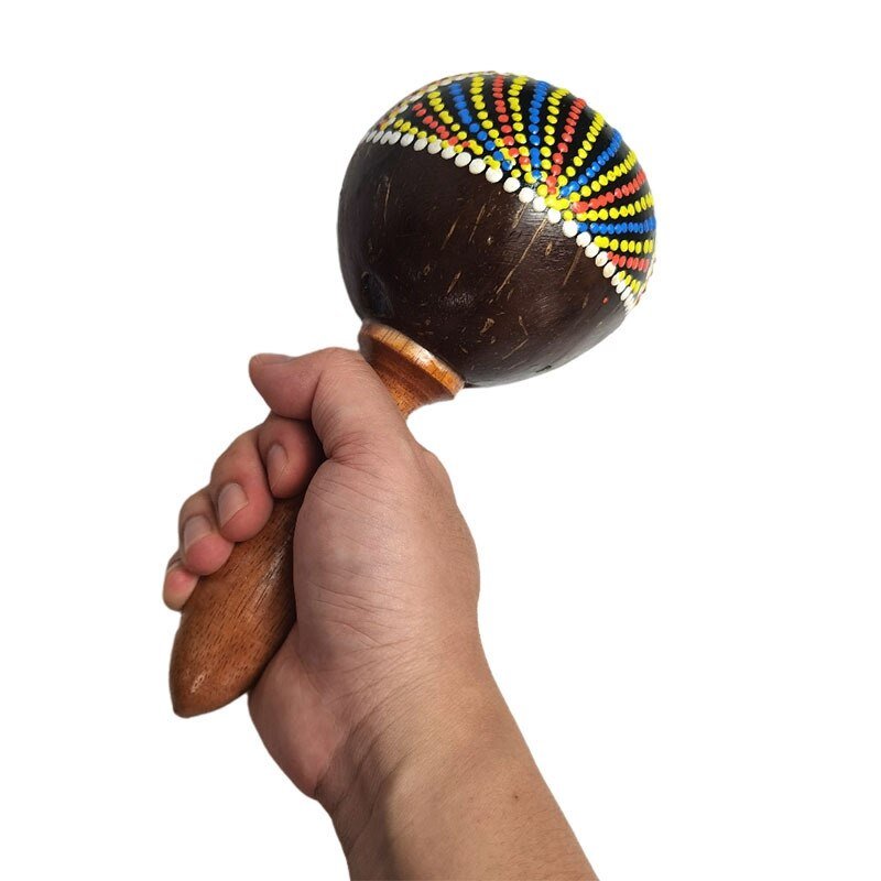 Big Sandhammer Coconut Shell Art, Portable Handheld Toy Musical