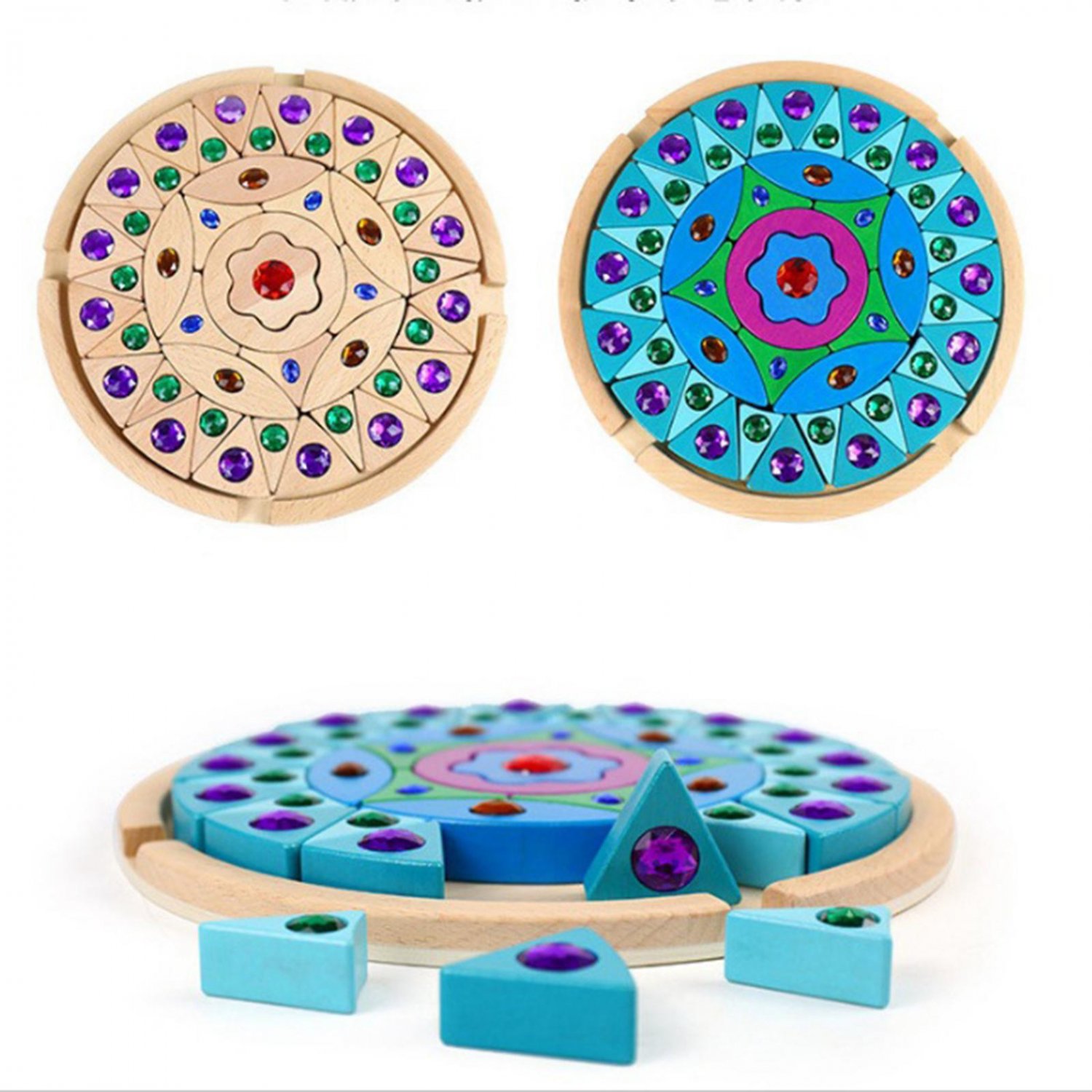 1Set Stacking Educational Toys Kids Children Preschool Shape Color ...