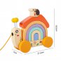 1 Set Wooden Blocks No Odor Blocks Toys Polished Process Innovative Baby Color