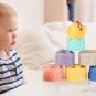 3D Baby Silicone Grasp Sensory Early Educational Toy Kids Building Touch Hand