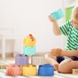 3D Baby Silicone Grasp Sensory Early Educational Toy Kids Building Touch Hand