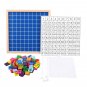 Wooden Math Toy, Montessori 1 Consecutive Numbers Digital Board
