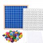 Wooden Math Toy, Montessori 1 Consecutive Numbers Digital Board