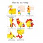 Dough Feather Chicken Toy Set for Kids Bald Hens Press to Grow Feather & Lay Eggs