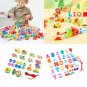 Lacing Toy with Beads and 2 Laces Preschool Educational Threading Toy 40JC
