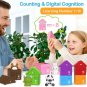 Farm Animals Toys Creative Design Color Matching Learning Toys Hand Eye