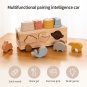 Montessori Toy Kid Wooden Car Building Blocks Early Learning Educational Toys
