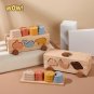Montessori Toy Kid Wooden Car Building Blocks Early Learning Educational Toys