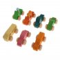 7x Mini Wood Montessori Wooden Traffic Car Wooden Toys Set for Toddler Boys