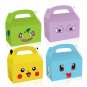 12Pcs/Pack Pokemon Birthday Party Decoration Supplies Pikachu Candy Box Disposable Paper