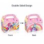 12Pcs Pony Paper Gift Bags Happy Birthday Gift Boxes with Handle Kids Birthday Party
