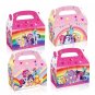 12Pcs Pony Paper Gift Bags Happy Birthday Gift Boxes with Handle Kids Birthday Party