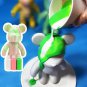 DIY Fluid Pigment Bear Figure Graffiti Vinyl Painting Violent Bear Anime Action Figures